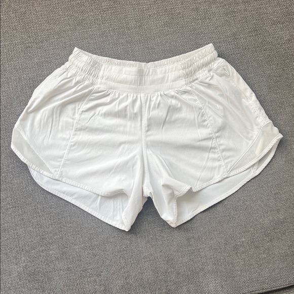 lululemon athletica White Athletic Shorts - Picture 1 of 6